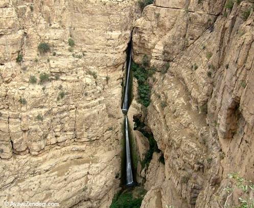 کرمانشاه؛ تنها آبشار سه طبقه ایران