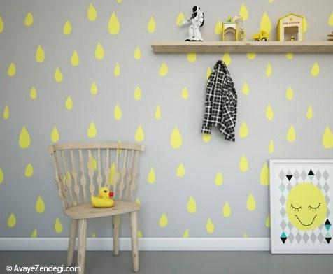  کاغذ دیواری های دوست داشتنی اتاق کودک 