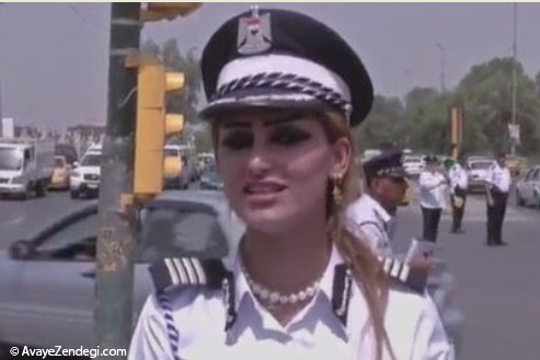 تصاویر زنان پلیس راهنمایی و رانندگی در بغداد