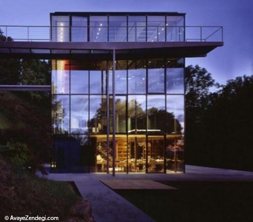 عجیب ترین خانه های مدرن شیشه ای 