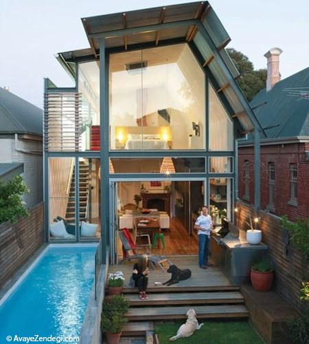 عجیب ترین خانه های مدرن شیشه ای 