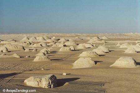 صحرای بیضاء یا کویر سفید در مصر