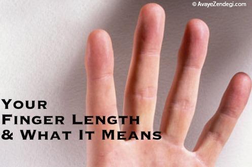 طول انگشتان دست شما چه می‌گویند؟