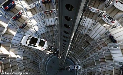 عجیب ترین و پیشرفته ترین پارکینگ طبقاتی دنیا