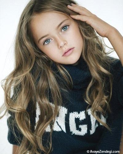 دختر 8 ساله روسی نهمین سوپر مدل دنیا