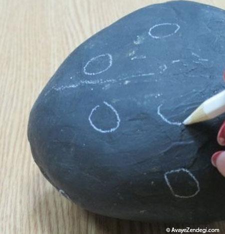 آموزش نقاشی روی سنگ