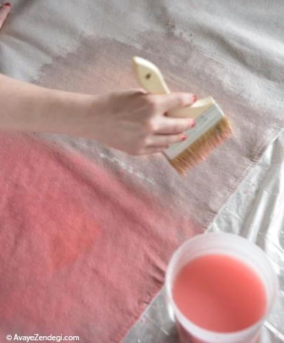 به سادگی یک رومیزی رنگی درست کنید