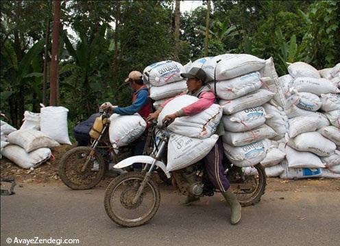 حمل و نقل در روستاهای اندونزی