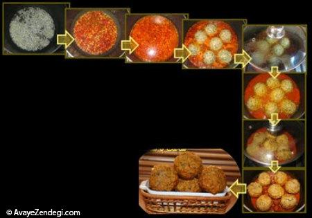 آشنایی با روش تهیه کوفته نخود 