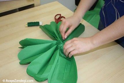 نحوه ساخت گل های کاغذی تزیینی