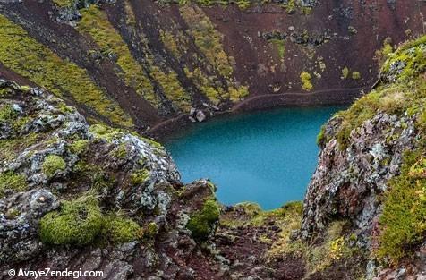 زیباترین گودال طبیعی دنیا در ایسلند
