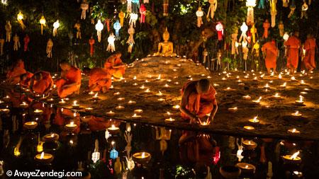 لوی کراتونگ یا جشن ماه کامل در تایلند