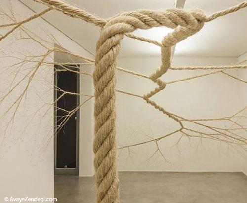  سازه جالب ساخته شده با طناب 