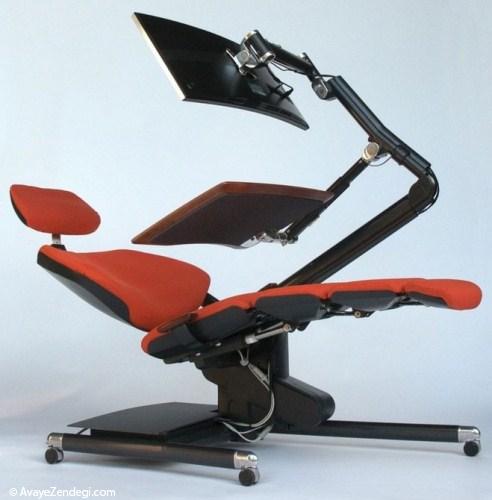 میز و صندلی رؤیایی برای شمایی که 24 ساعت پشت کامپیوتر هستید