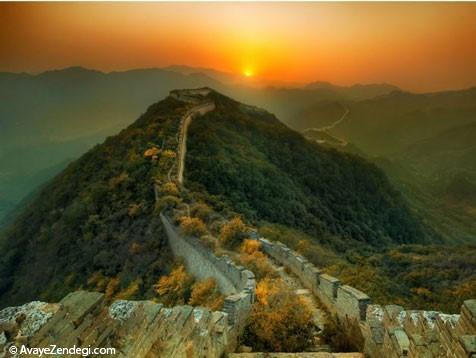 تصاویر زیبا و باشکوه دیوار بزرگ چین 