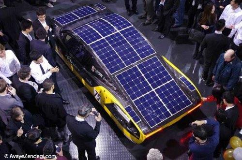  آشنایی با ۷ خودروی شگفت‌انگیز خورشیدی 