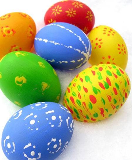 تخم مرغ رنگارنگ عید 