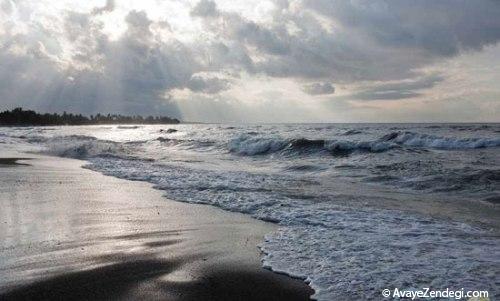 10 ساحل سیاه رنگ در دنیا