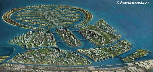بزرگترین جزایر مصنوعی دنیا در دبی