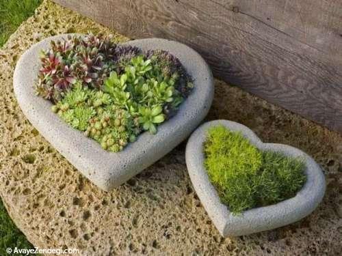 طراحی باغ با سنگ های زیبا