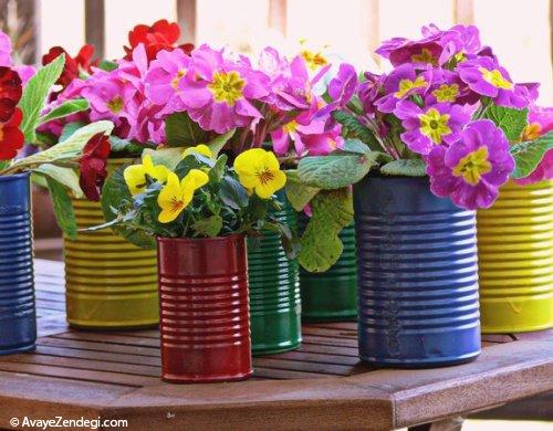 15 ایده برای داشتن گلدان های زیبا