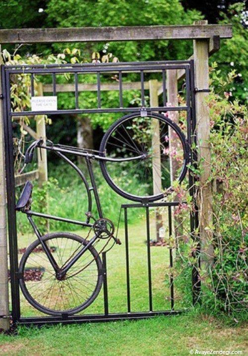 ایده هایی جالب برای استفاده از دوچرخه های قدیمی