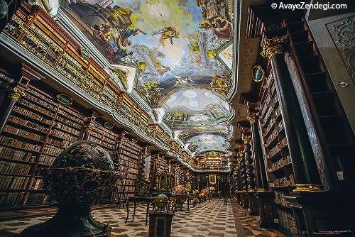 زیباترین کتابخانه های جهان در جمهوری چک