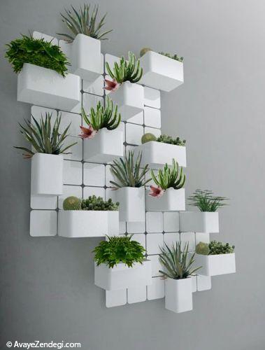 مدل های مختلف گلدان های کوچک دیواری