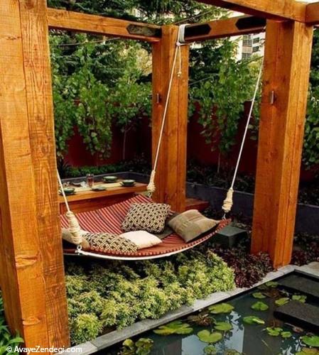 ایده هایی زیبا از حیاط در فضای باز