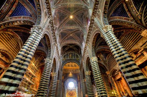 کلیسای جامع سیه نا در ایتالیا